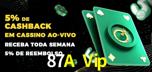 Promoções do cassino ao Vivo 87A Vip